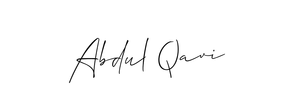 Also You can easily find your signature by using the search form. We will create Abdul Qavi name handwritten signature images for you free of cost using Allison_Script sign style. Abdul Qavi signature style 2 images and pictures png