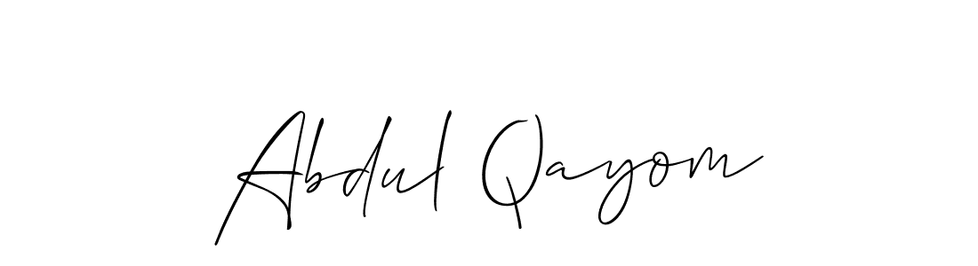 Once you've used our free online signature maker to create your best signature Allison_Script style, it's time to enjoy all of the benefits that Abdul Qayom name signing documents. Abdul Qayom signature style 2 images and pictures png