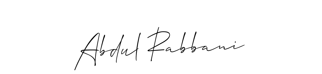 Allison_Script is a professional signature style that is perfect for those who want to add a touch of class to their signature. It is also a great choice for those who want to make their signature more unique. Get Abdul Rabbani name to fancy signature for free. Abdul Rabbani signature style 2 images and pictures png