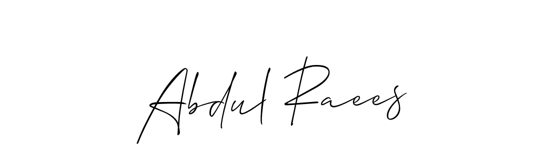 Create a beautiful signature design for name Abdul Raees. With this signature (Allison_Script) fonts, you can make a handwritten signature for free. Abdul Raees signature style 2 images and pictures png