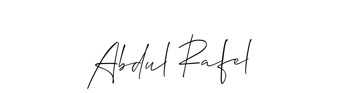 Abdul Rafel stylish signature style. Best Handwritten Sign (Allison_Script) for my name. Handwritten Signature Collection Ideas for my name Abdul Rafel. Abdul Rafel signature style 2 images and pictures png