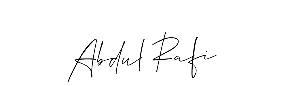 Similarly Allison_Script is the best handwritten signature design. Signature creator online .You can use it as an online autograph creator for name Abdul Rafi. Abdul Rafi signature style 2 images and pictures png