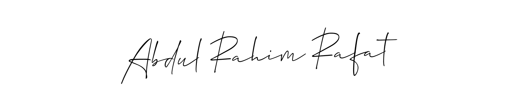 Design your own signature with our free online signature maker. With this signature software, you can create a handwritten (Allison_Script) signature for name Abdul Rahim Rafat. Abdul Rahim Rafat signature style 2 images and pictures png