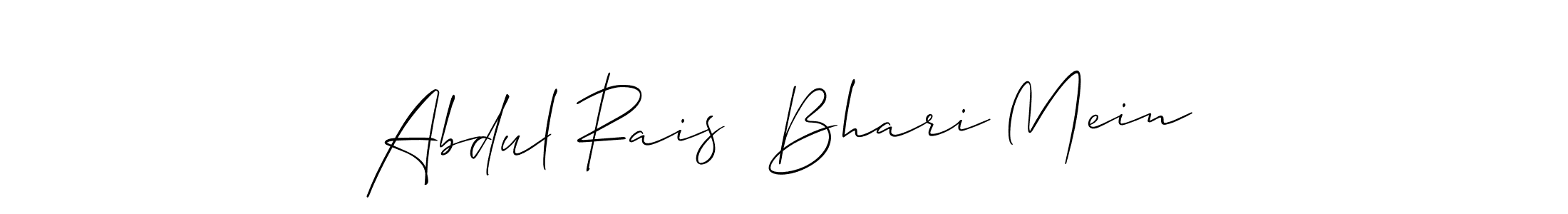 Best and Professional Signature Style for Abdul Rais  Bhari Mein. Allison_Script Best Signature Style Collection. Abdul Rais  Bhari Mein signature style 2 images and pictures png