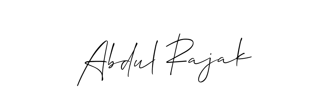 Allison_Script is a professional signature style that is perfect for those who want to add a touch of class to their signature. It is also a great choice for those who want to make their signature more unique. Get Abdul Rajak name to fancy signature for free. Abdul Rajak signature style 2 images and pictures png