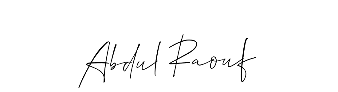 Abdul Raouf stylish signature style. Best Handwritten Sign (Allison_Script) for my name. Handwritten Signature Collection Ideas for my name Abdul Raouf. Abdul Raouf signature style 2 images and pictures png