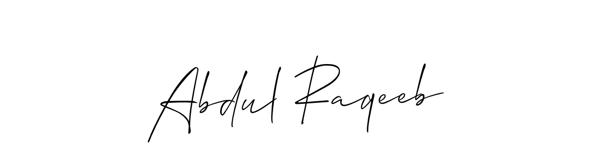 You can use this online signature creator to create a handwritten signature for the name Abdul Raqeeb. This is the best online autograph maker. Abdul Raqeeb signature style 2 images and pictures png