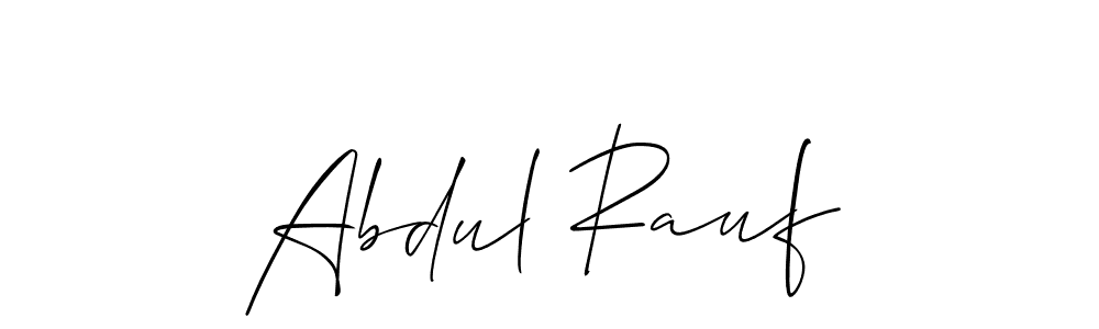 How to make Abdul Rauf name signature. Use Allison_Script style for creating short signs online. This is the latest handwritten sign. Abdul Rauf signature style 2 images and pictures png