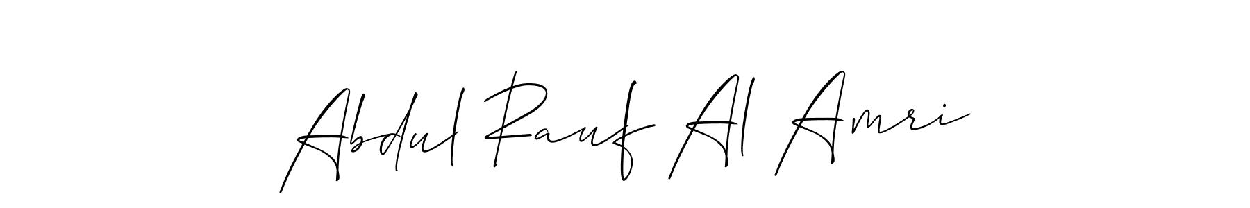 Design your own signature with our free online signature maker. With this signature software, you can create a handwritten (Allison_Script) signature for name Abdul Rauf Al Amri. Abdul Rauf Al Amri signature style 2 images and pictures png