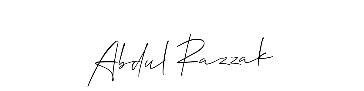 if you are searching for the best signature style for your name Abdul Razzak. so please give up your signature search. here we have designed multiple signature styles  using Allison_Script. Abdul Razzak signature style 2 images and pictures png