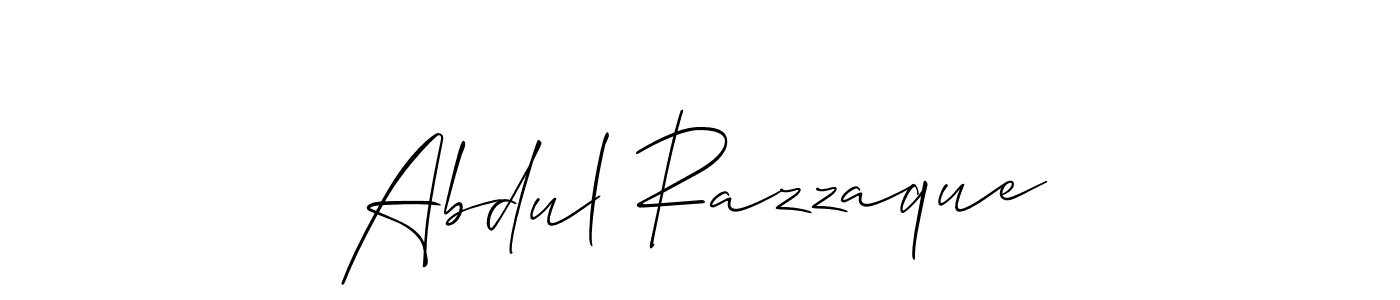 Also You can easily find your signature by using the search form. We will create Abdul Razzaque name handwritten signature images for you free of cost using Allison_Script sign style. Abdul Razzaque signature style 2 images and pictures png