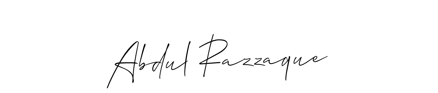 Abdul Razzaque stylish signature style. Best Handwritten Sign (Allison_Script) for my name. Handwritten Signature Collection Ideas for my name Abdul Razzaque. Abdul Razzaque signature style 2 images and pictures png