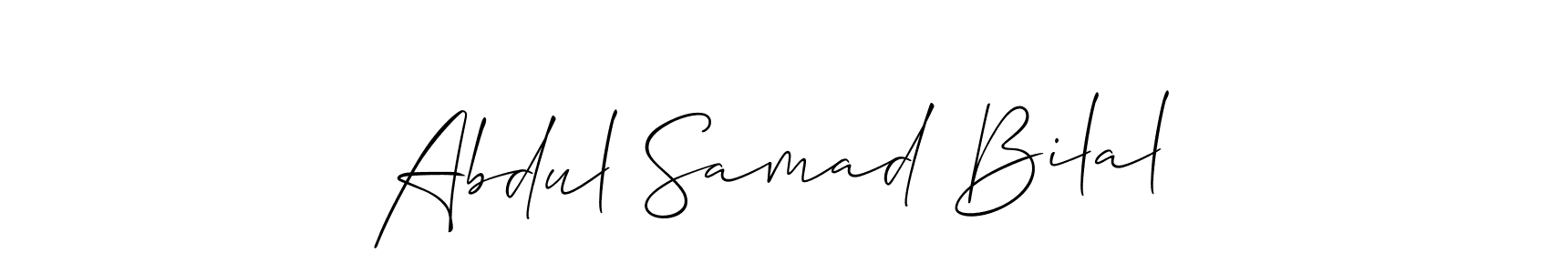 Once you've used our free online signature maker to create your best signature Allison_Script style, it's time to enjoy all of the benefits that Abdul Samad Bilal name signing documents. Abdul Samad Bilal signature style 2 images and pictures png