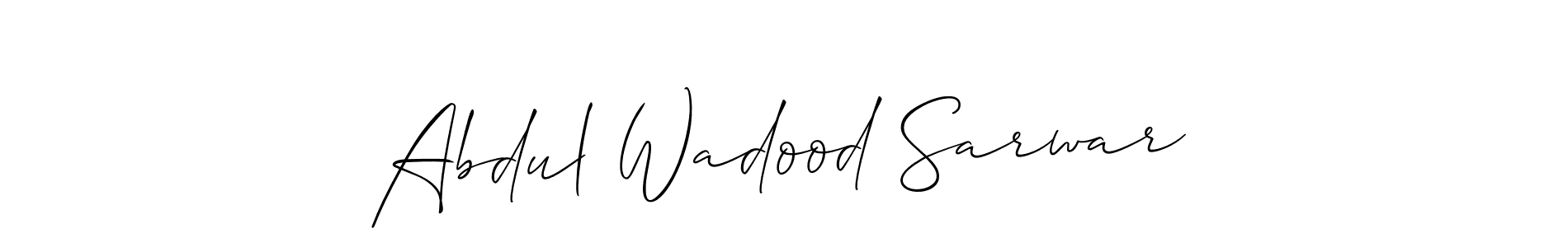 See photos of Abdul Wadood Sarwar official signature by Spectra . Check more albums & portfolios. Read reviews & check more about Allison_Script font. Abdul Wadood Sarwar signature style 2 images and pictures png