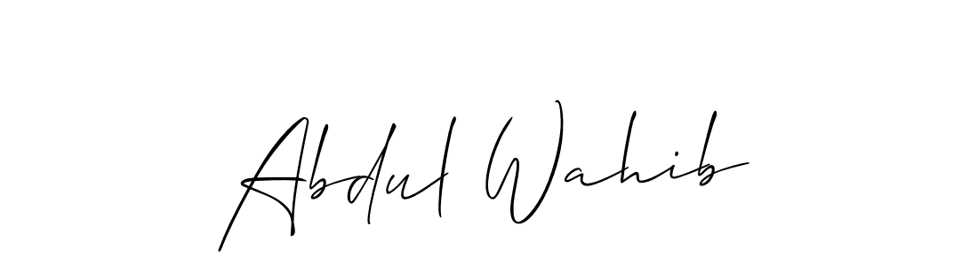 Similarly Allison_Script is the best handwritten signature design. Signature creator online .You can use it as an online autograph creator for name Abdul Wahib. Abdul Wahib signature style 2 images and pictures png