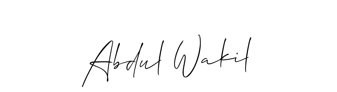 You can use this online signature creator to create a handwritten signature for the name Abdul Wakil. This is the best online autograph maker. Abdul Wakil signature style 2 images and pictures png