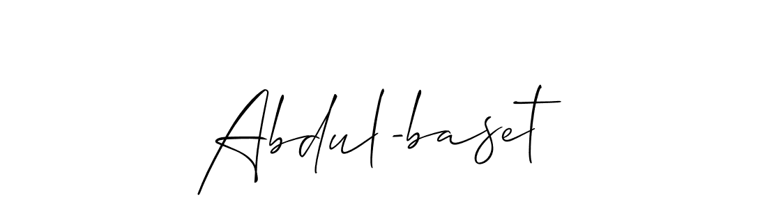 Make a beautiful signature design for name Abdul-baset. Use this online signature maker to create a handwritten signature for free. Abdul-baset signature style 2 images and pictures png