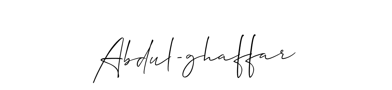 The best way (Allison_Script) to make a short signature is to pick only two or three words in your name. The name Abdul-ghaffar include a total of six letters. For converting this name. Abdul-ghaffar signature style 2 images and pictures png