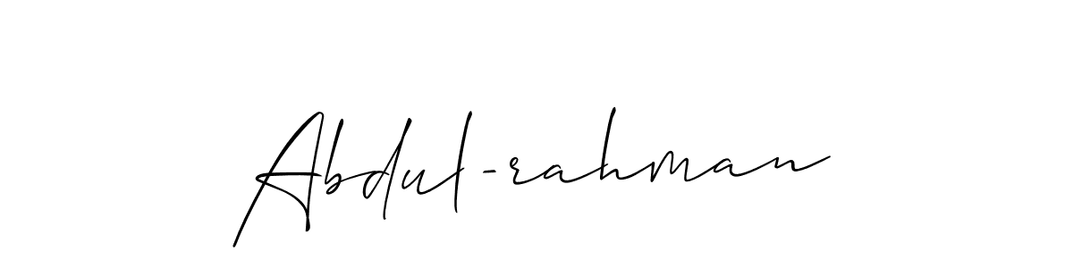 Make a beautiful signature design for name Abdul-rahman. Use this online signature maker to create a handwritten signature for free. Abdul-rahman signature style 2 images and pictures png