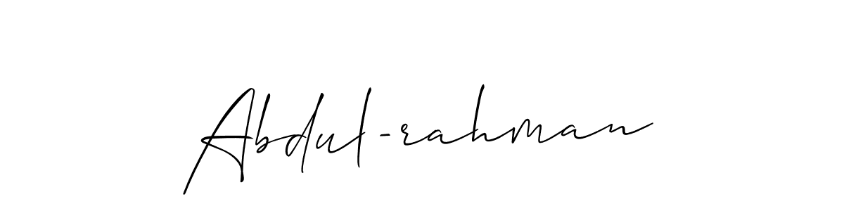 Here are the top 10 professional signature styles for the name Abdul-rahman. These are the best autograph styles you can use for your name. Abdul-rahman signature style 2 images and pictures png