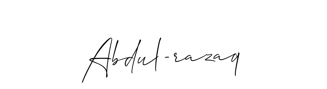 You can use this online signature creator to create a handwritten signature for the name Abdul-razaq. This is the best online autograph maker. Abdul-razaq signature style 2 images and pictures png