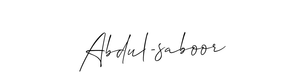 You can use this online signature creator to create a handwritten signature for the name Abdul-saboor. This is the best online autograph maker. Abdul-saboor signature style 2 images and pictures png