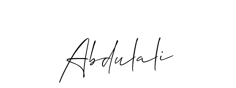 Once you've used our free online signature maker to create your best signature Allison_Script style, it's time to enjoy all of the benefits that Abdulali name signing documents. Abdulali signature style 2 images and pictures png