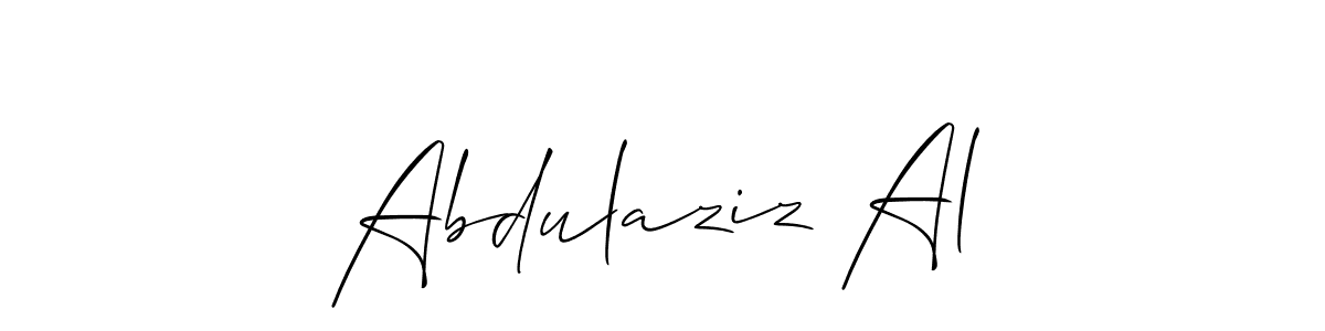 Similarly Allison_Script is the best handwritten signature design. Signature creator online .You can use it as an online autograph creator for name Abdulaziz Al. Abdulaziz Al signature style 2 images and pictures png