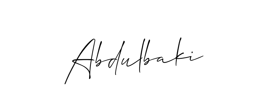 Make a beautiful signature design for name Abdulbaki. Use this online signature maker to create a handwritten signature for free. Abdulbaki signature style 2 images and pictures png