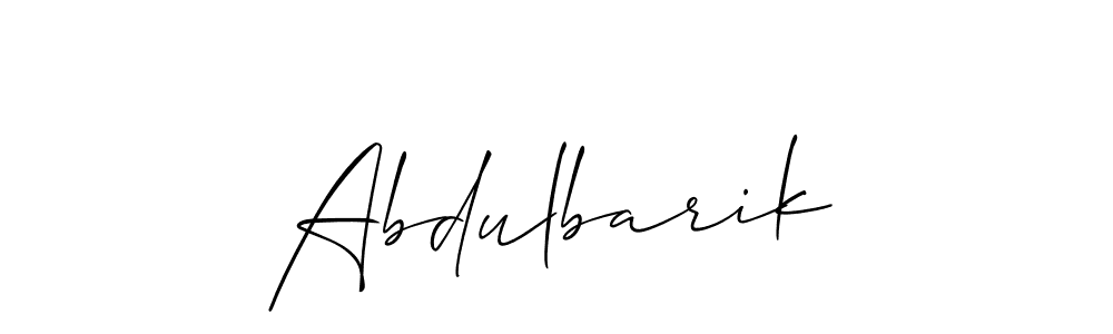 Make a beautiful signature design for name Abdulbarik. Use this online signature maker to create a handwritten signature for free. Abdulbarik signature style 2 images and pictures png