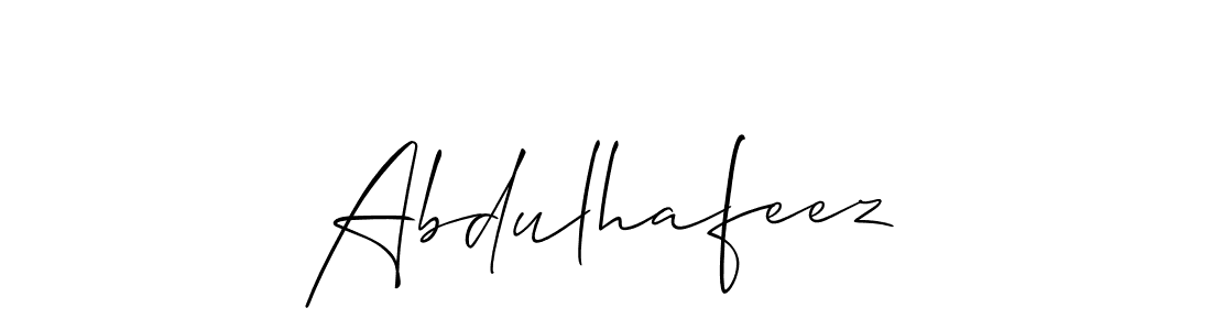 Create a beautiful signature design for name Abdulhafeez. With this signature (Allison_Script) fonts, you can make a handwritten signature for free. Abdulhafeez signature style 2 images and pictures png