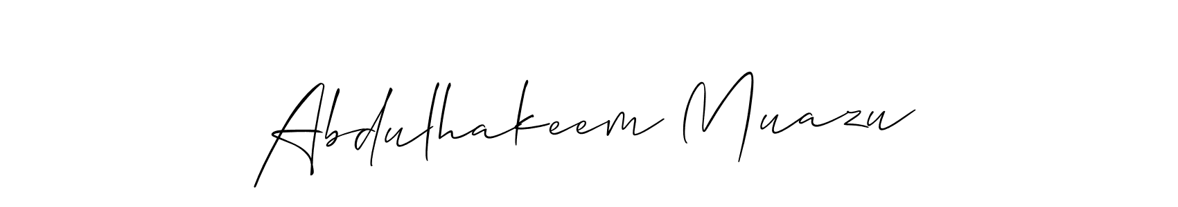 Make a beautiful signature design for name Abdulhakeem Muazu. Use this online signature maker to create a handwritten signature for free. Abdulhakeem Muazu signature style 2 images and pictures png