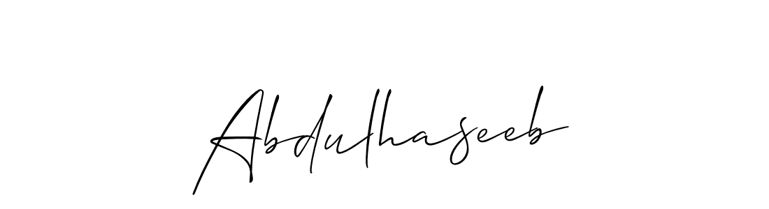 Best and Professional Signature Style for Abdulhaseeb. Allison_Script Best Signature Style Collection. Abdulhaseeb signature style 2 images and pictures png