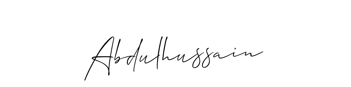 Make a beautiful signature design for name Abdulhussain. Use this online signature maker to create a handwritten signature for free. Abdulhussain signature style 2 images and pictures png