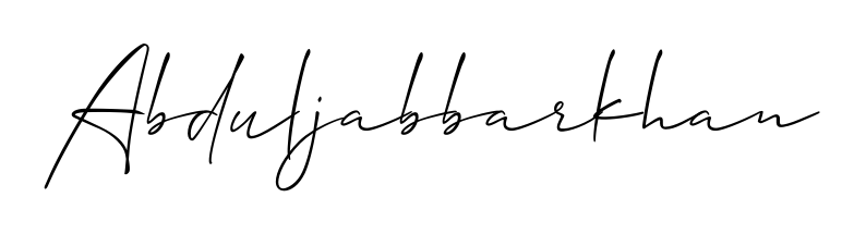 Give your name Abduljabbarkhan an exquisite flair with the Allison_Script script font. Ideal for contracts, resumes, and formal letterheads. Abduljabbarkhan signature style 2 images and pictures png