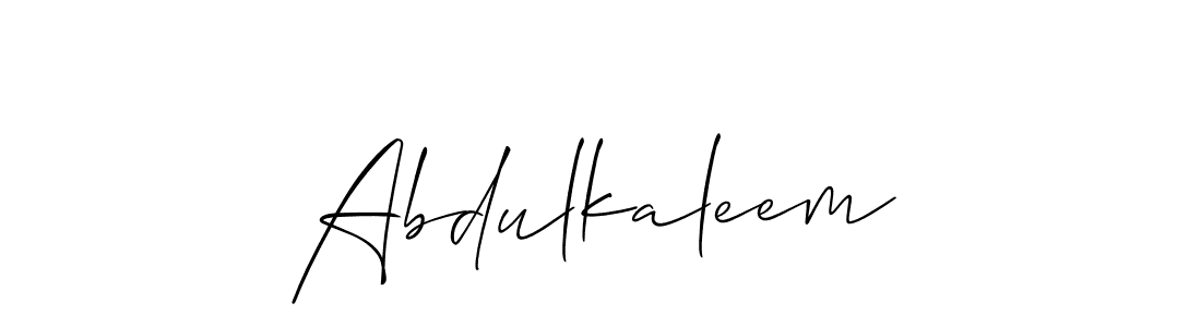 How to make Abdulkaleem name signature. Use Allison_Script style for creating short signs online. This is the latest handwritten sign. Abdulkaleem signature style 2 images and pictures png