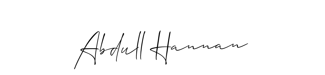 Abdull Hannan stylish signature style. Best Handwritten Sign (Allison_Script) for my name. Handwritten Signature Collection Ideas for my name Abdull Hannan. Abdull Hannan signature style 2 images and pictures png