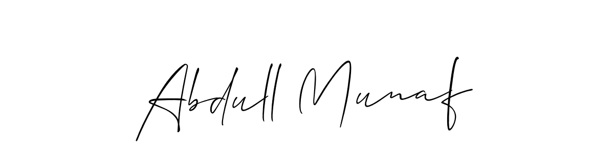 You should practise on your own different ways (Allison_Script) to write your name (Abdull Munaf) in signature. don't let someone else do it for you. Abdull Munaf signature style 2 images and pictures png