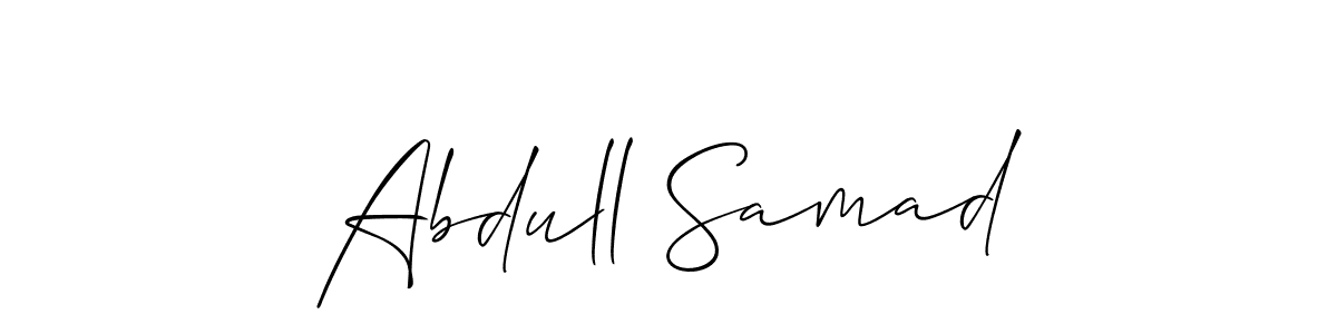 Abdull Samad stylish signature style. Best Handwritten Sign (Allison_Script) for my name. Handwritten Signature Collection Ideas for my name Abdull Samad. Abdull Samad signature style 2 images and pictures png