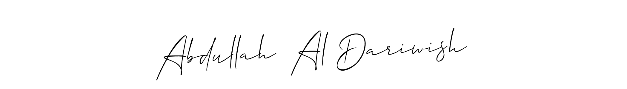 Abdullah  Al Dariwish stylish signature style. Best Handwritten Sign (Allison_Script) for my name. Handwritten Signature Collection Ideas for my name Abdullah  Al Dariwish. Abdullah  Al Dariwish signature style 2 images and pictures png