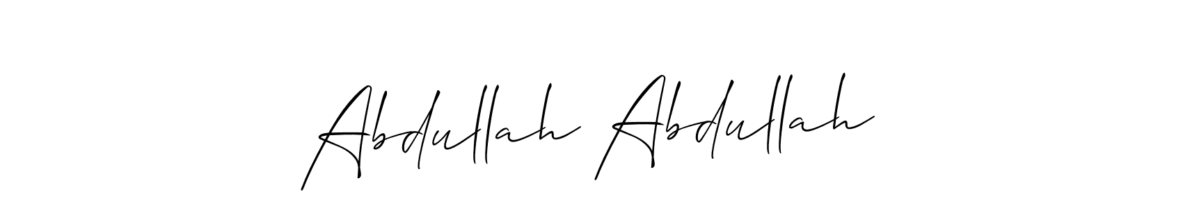 Similarly Allison_Script is the best handwritten signature design. Signature creator online .You can use it as an online autograph creator for name Abdullah Abdullah. Abdullah Abdullah signature style 2 images and pictures png