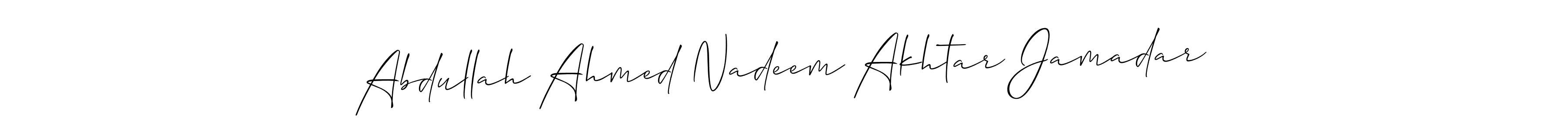 See photos of Abdullah Ahmed Nadeem Akhtar Jamadar official signature by Spectra . Check more albums & portfolios. Read reviews & check more about Allison_Script font. Abdullah Ahmed Nadeem Akhtar Jamadar signature style 2 images and pictures png