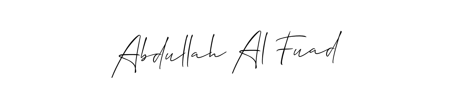 It looks lik you need a new signature style for name Abdullah Al Fuad. Design unique handwritten (Allison_Script) signature with our free signature maker in just a few clicks. Abdullah Al Fuad signature style 2 images and pictures png
