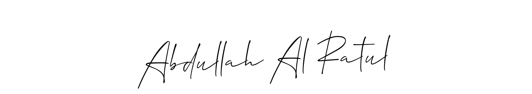 It looks lik you need a new signature style for name Abdullah Al Ratul. Design unique handwritten (Allison_Script) signature with our free signature maker in just a few clicks. Abdullah Al Ratul signature style 2 images and pictures png