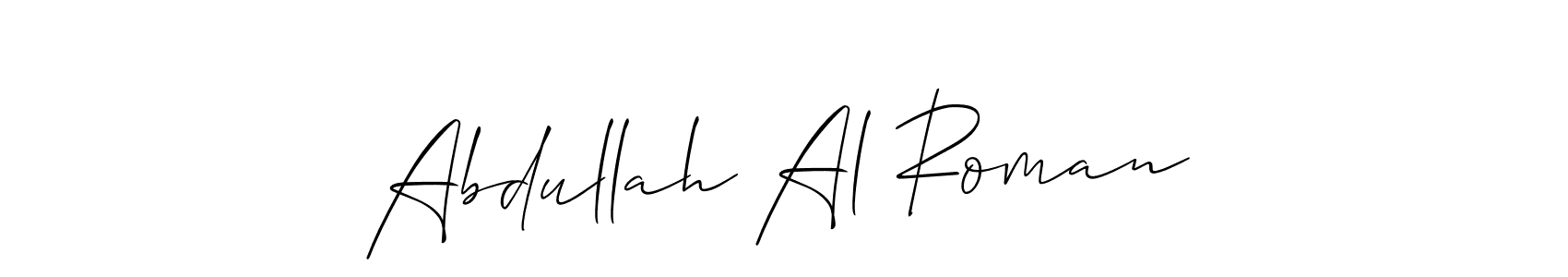 Best and Professional Signature Style for Abdullah Al Roman. Allison_Script Best Signature Style Collection. Abdullah Al Roman signature style 2 images and pictures png