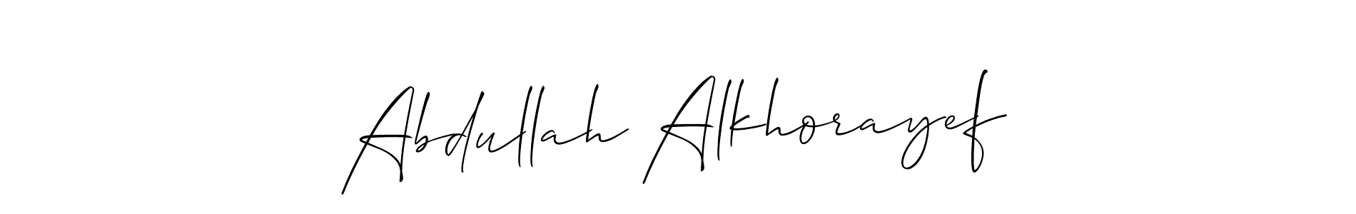 Make a beautiful signature design for name Abdullah Alkhorayef. Use this online signature maker to create a handwritten signature for free. Abdullah Alkhorayef signature style 2 images and pictures png