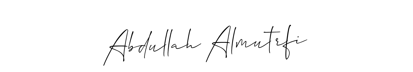 Check out images of Autograph of Abdullah Almutrfi name. Actor Abdullah Almutrfi Signature Style. Allison_Script is a professional sign style online. Abdullah Almutrfi signature style 2 images and pictures png