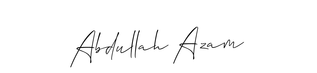 Also You can easily find your signature by using the search form. We will create Abdullah Azam name handwritten signature images for you free of cost using Allison_Script sign style. Abdullah Azam signature style 2 images and pictures png