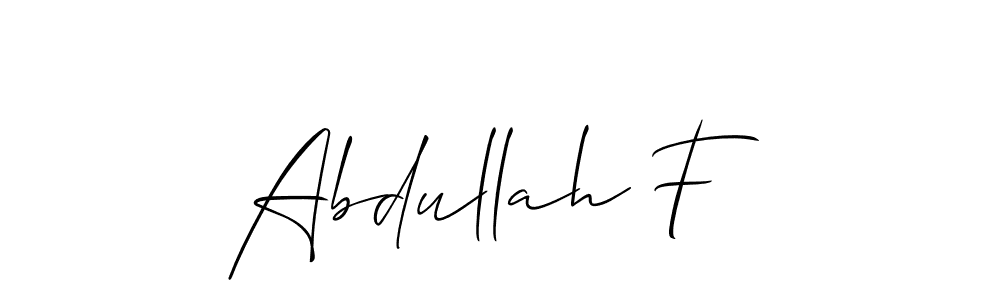 Make a beautiful signature design for name Abdullah F. Use this online signature maker to create a handwritten signature for free. Abdullah F signature style 2 images and pictures png