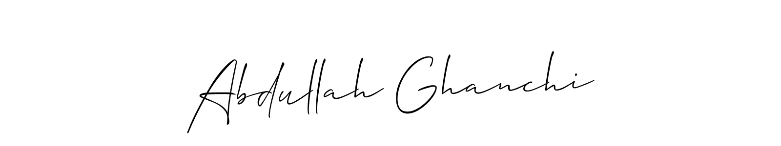 Check out images of Autograph of Abdullah Ghanchi name. Actor Abdullah Ghanchi Signature Style. Allison_Script is a professional sign style online. Abdullah Ghanchi signature style 2 images and pictures png